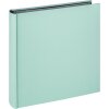 Walther Álbum de fotos Fun 30x30 cm verde menta 100 páginas negras