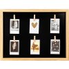 Multimarco de madera MDF Adventure 40x30 cm nature