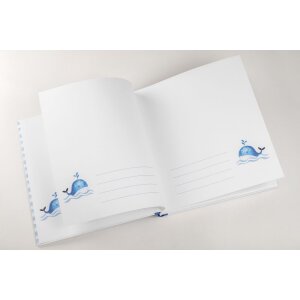 Walther Baby Album Sam 28x30,5 cm azul 50 páginas...