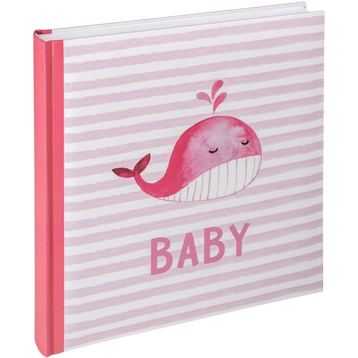 Álbum bebé Walther Sam rosa 28x30,5 cm 50 páginas blancas