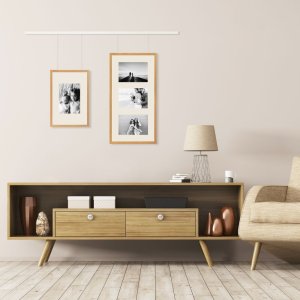 Juego de barandillas de aluminio para galerías, 1 m, blanco