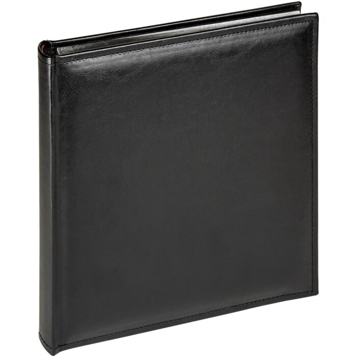 Walther Álbum de Fotos Deluxe negro 26x25 cm y 28x30,5 cm 50 páginas negras