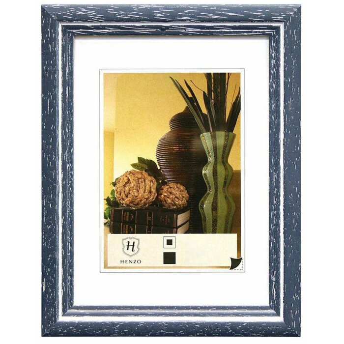 Marco de madera Henzo Artos 40x60 cm azul