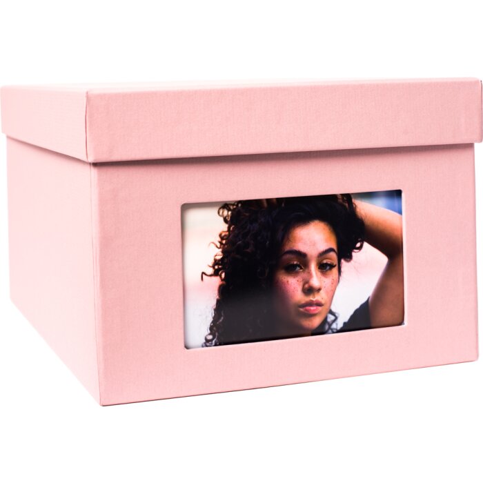 HNFD XL Photo Box Kandra 700 fotos 15x20 cm rosa