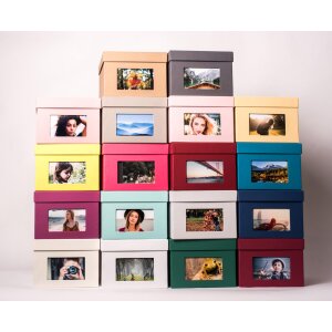 HNFD XL Photo Box Kandra 700 fotos 15x20 cm rosa