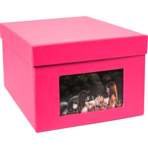 HNFD Caja de Fotos XL Kandra 700 fotos 15x20 cm fucsia