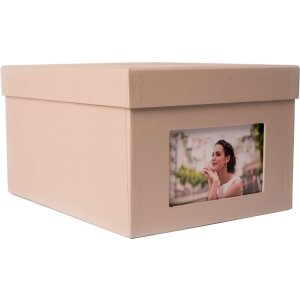 HNFD Caja de Fotos XL Kandra 700 fotos 15x20 cm taupe...