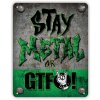 Cartel de hojalata STAY 30x40x0,3 cm