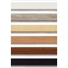 Stockholm 3D Marco de madera 30x30 cm Doble Passepartout Negro