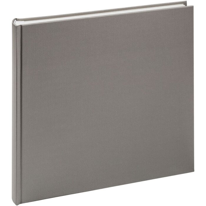 Walther Álbum de fotos Beyond gris 26x25 cm 40 páginas blancas