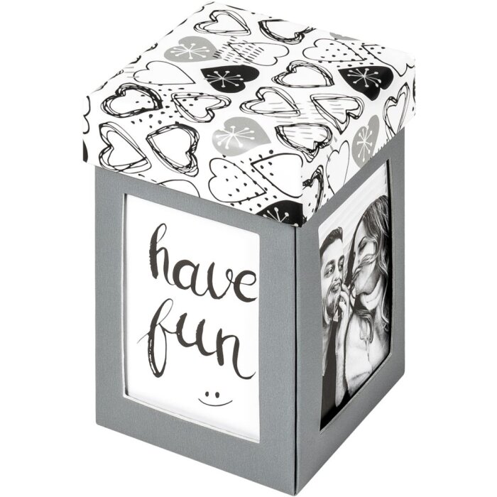 Walther Foto Caja Regalo Caja Explosión Sorpresa Gris