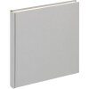 Álbum de fotos Walther Tela gris 26x25 cm 40 páginas blancas