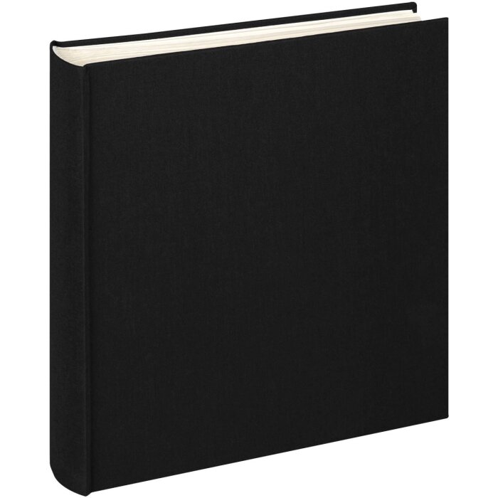 Walther Jumbo Álbum de Fotos Tela 30x30 cm negro 100 páginas blancas