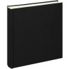 Walther Jumbo Álbum de Fotos Tela 30x30 cm negro 100 páginas blancas
