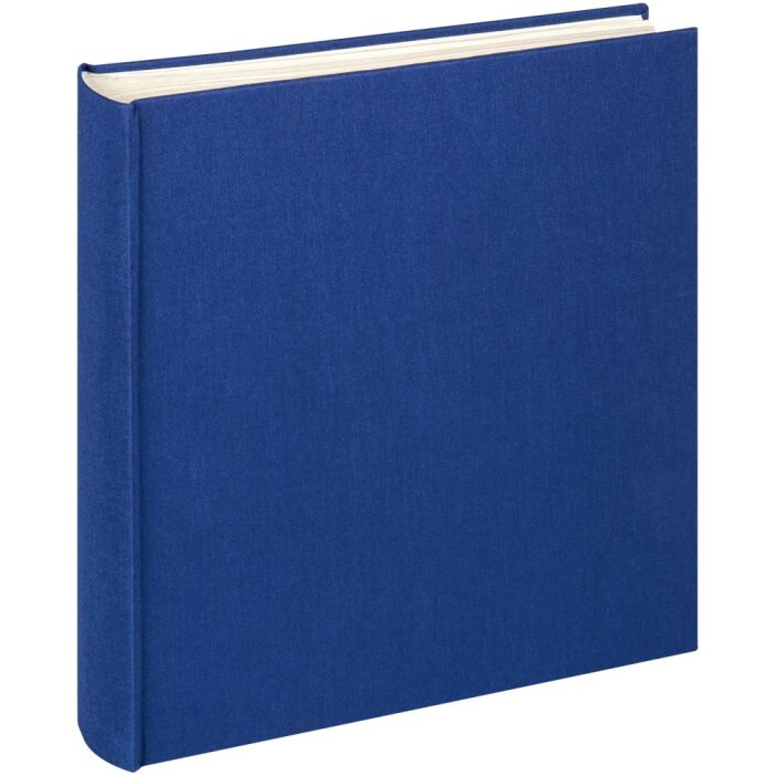Walther Jumbo Álbum de Fotos Tela azul 30x30 cm 100 páginas blancas