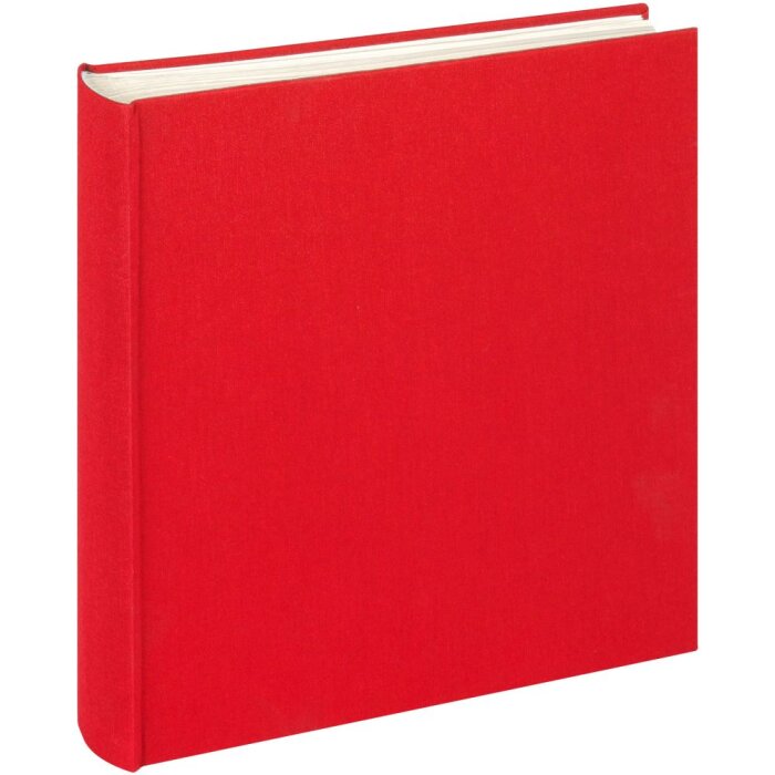 Walther Jumbo Álbum de Fotos Tela roja 30x30 cm 100 páginas blancas