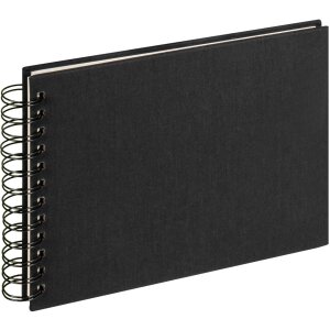 Álbum espiral Walther Tela negra 23x17 cm 40...