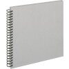 Walther Álbum espiral tela gris 30x30 cm 50 páginas blancas