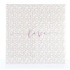 Hama Álbum de boda Jumbo Romance 30x30 cm 80 páginas blancas