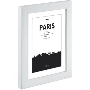 Marco de plástico Paris 13x18 cm blanco