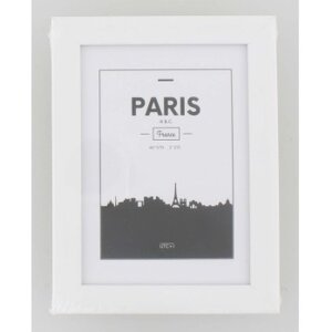 Marco de plástico Paris 13x18 cm blanco