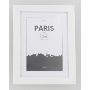 Marco de plástico Paris 15x20 cm blanco