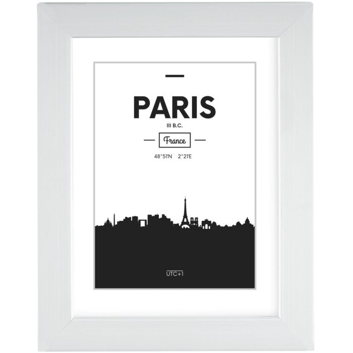 Marco de plástico Paris 20x30 cm blanco