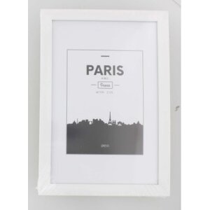 Marco de plástico Paris 20x30 cm blanco