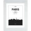 Marco de plástico Paris 20x30 cm blanco