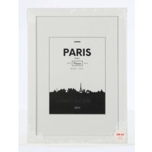 Marco de plástico Paris 21x30 cm blanco
