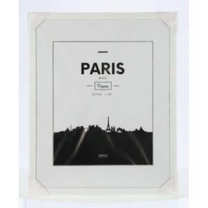 Marco de plástico Paris 40x50 cm blanco