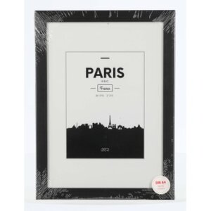 Marco de plástico Paris 21x30 cm negro