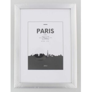 Marco de plástico Paris 21x30 cm plata