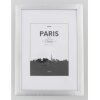 Marco de plástico Paris 21x30 cm plata