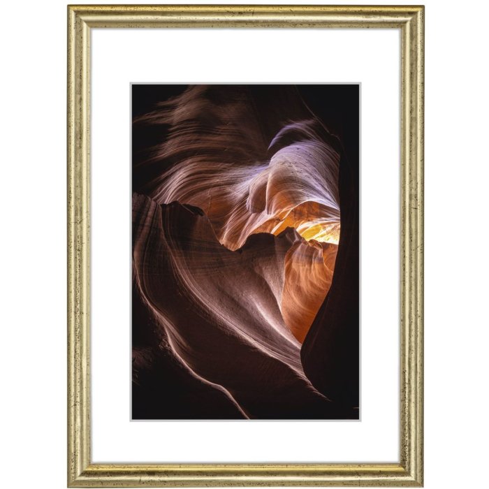 Marco de madera Hama Phoenix 24x30 cm dorado