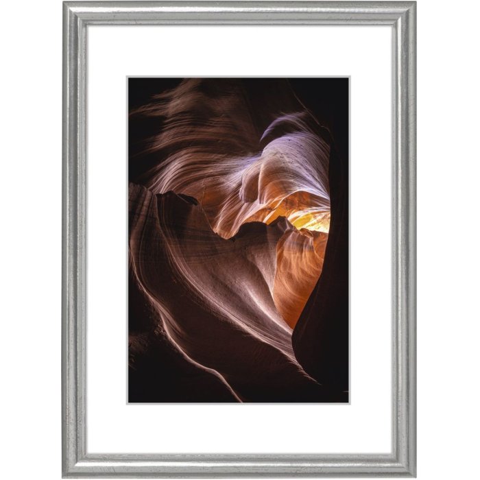 Marco de madera Hama Phoenix 24x30 cm plata