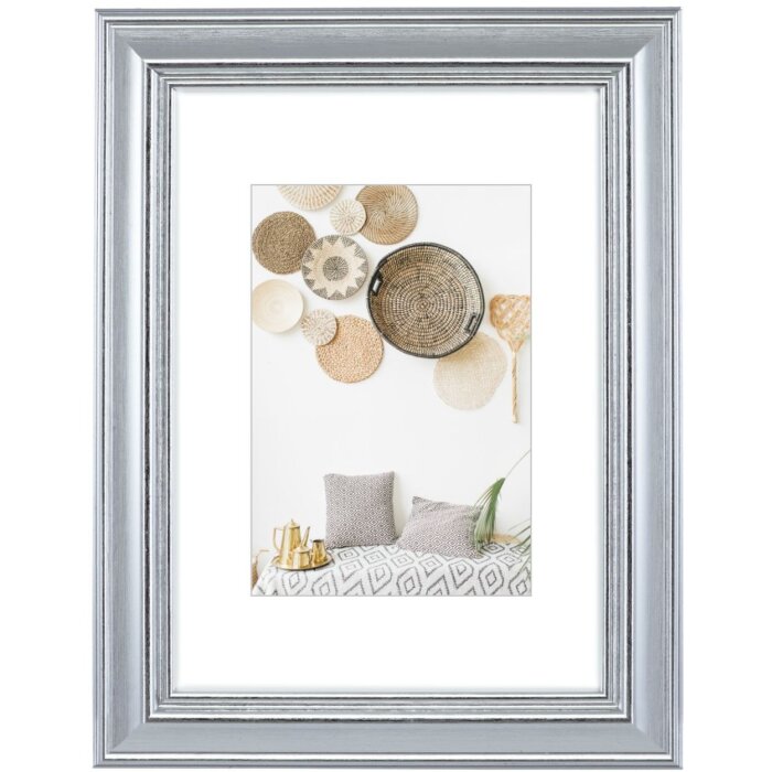 Marco de plástico Lobby 20x30 cm plata