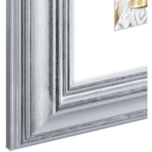 Marco de plástico Lobby 20x30 cm plata