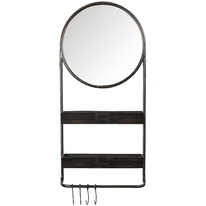 Espejo con balda 38x12x89 cm Clayre & Eef 52S194
