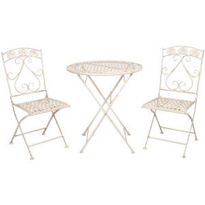 Mesa + 2 sillas Ø 70x76 cm - 39x48x91 cm (2...