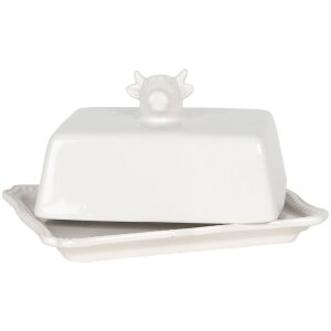 Mantequera Vaca 18x14x8 cm Clayre & Eef 6CE1136
