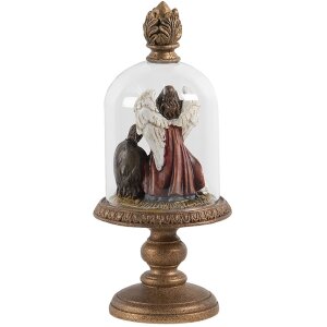 Jarra de vidrio con decoración Ø 9x21 cm...