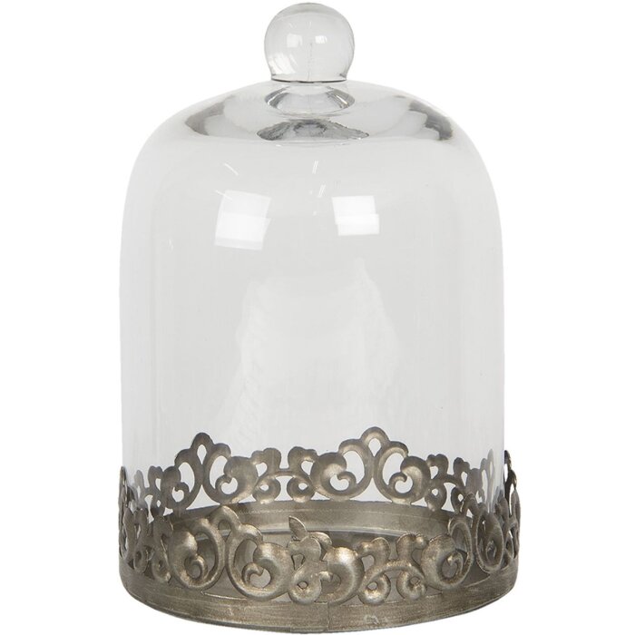 Campana de vidrio Ø 14x20 cm Clayre & Eef 6GL2819