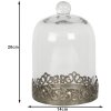 Campana de vidrio Ø 14x20 cm Clayre & Eef 6GL2819
