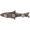 Perchero Pez 33x5x10 cm Clayre & Eef 6H1849