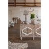 Clayre & Eef 6LMP661 Lámpara de mesa 27x27x70 cm Gris Madera Hierro Lámpara de escritorio
