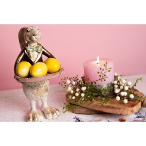 Decoración Conejo 15x12x30 cm Clayre & Eef 6PR2519