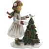 Decoración Niño con Árbol de Navidad 9x5x12 cm Clayre & Eef 6PR2786