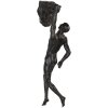 Decoración mural Hombre trepador 9x9x32 cm Clayre & Eef 6PR2903