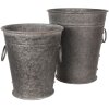 Cubo de decoración (2 piezas) Ø 37x42 - 32x35 cm Clayre & Eef 6Y3738